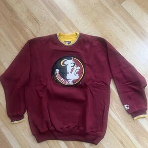 Florida State Seminoles Starter College Sweatshirt XL  NEW